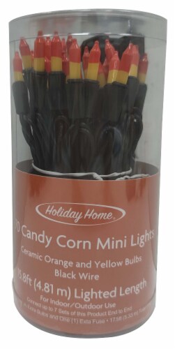 Holiday Home® Candy Corn Mini Lights Perspective: front