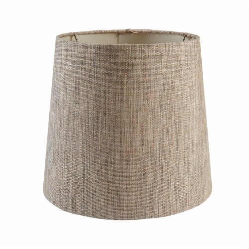 HD Designs Drum Lamp Shade - Dark Linen Perspective: front