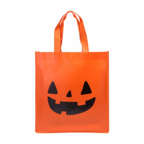 Holiday Home Pumpkin Treat Bag Perspective: front