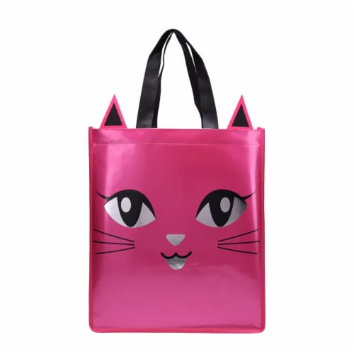 Holiday Home Reflective Cat Treat Bag Perspective: front