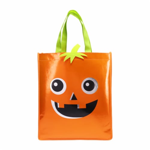 Holiday Home® Pumpkin Treat Bag Perspective: front