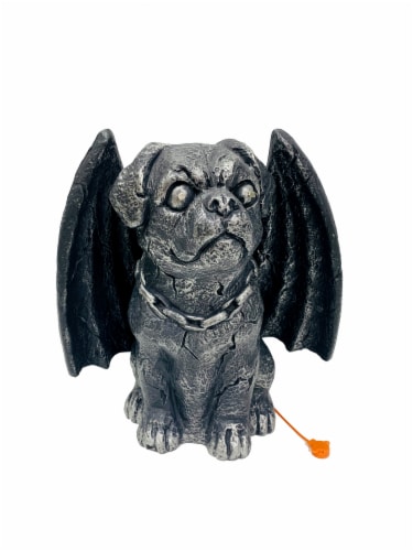 Holiday Home® Lighted Gargoyle Dog Perspective: front