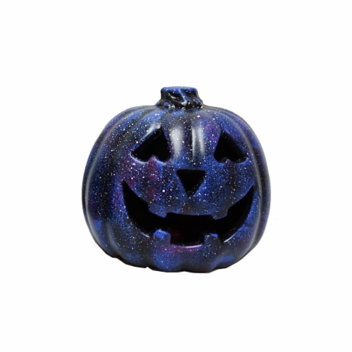 Holiday Home® Light Up Galaxy Pumpkin Decoration Perspective: front