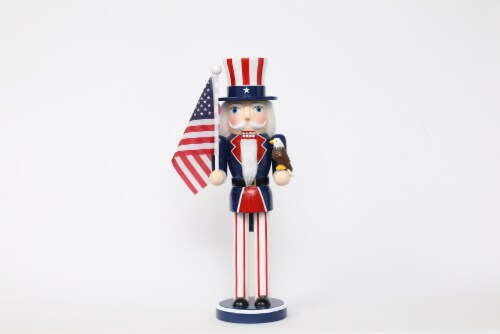 Holiday Home 14 in Uncle Sam Christmas Nutcracker Perspective: front