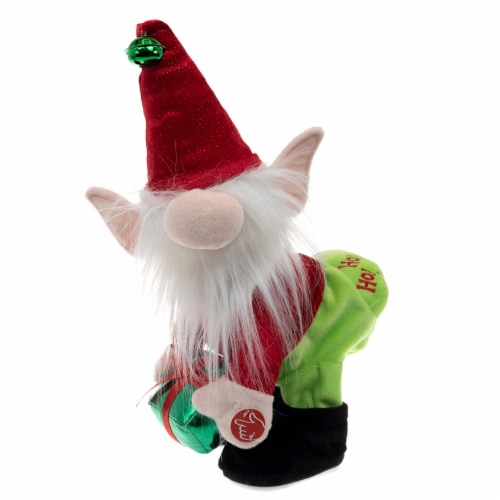 Holiday Home Singing and Dancing Gnome Perspective: front