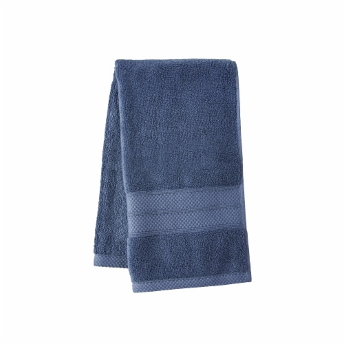 HD Designs Turkish Hand Towel - Vintage Indigo Perspective: front
