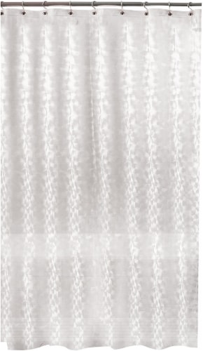 Everyday Living Balloon Embossed PEVA Shower Curtain - Clear Perspective: front