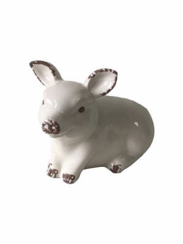 HD Designs Ceramic Pig - Cream Perspective: front