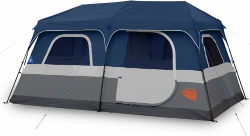 Glacier's Edge 9-Person Instant Cabin Tent - Navy/Gray, 1 ct