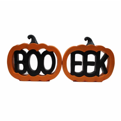 Holiday Home Halloween Block Sign - Assorted Perspective: front
