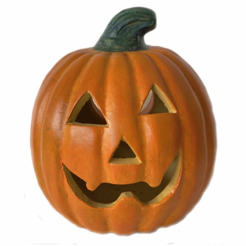 Holiday Home® Small Happy Gajo Pumpkin Decor - Orange Perspective: front