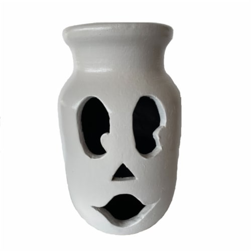 Holiday Home® Large Ghost Jar Decoration Perspective: front