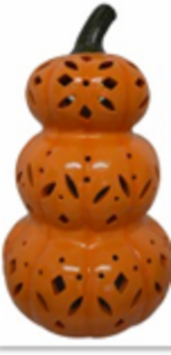 Earth Accents Seasonal Pumpkin Garden Decoration Perspective: front