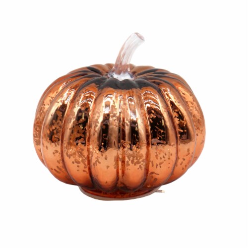 Holiday Home LED Glass Pumpkin - Harvest Orange, 6 in - Kroger