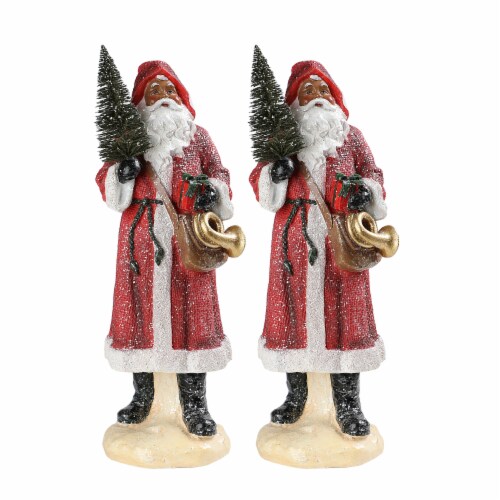 Holiday Home Santa with Tree - Assorted Perspective: front
