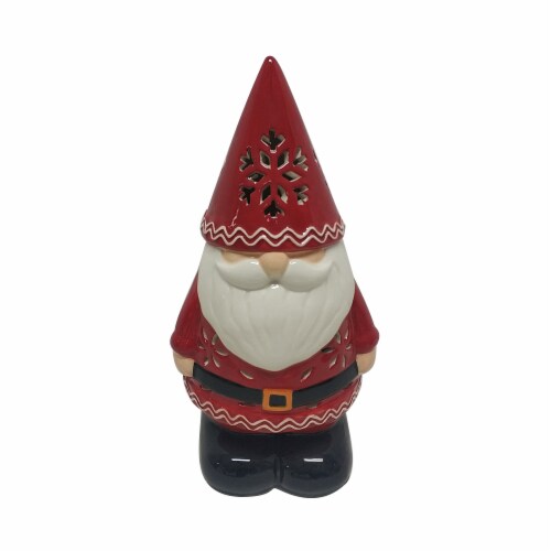 Holiday Home LED Ceramic Santa Decor Perspective: front