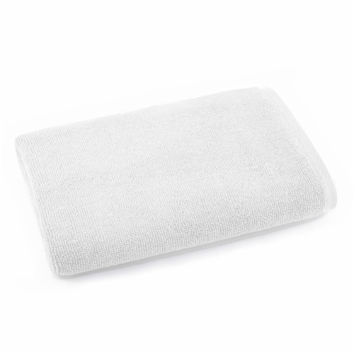 Dip Solid Bath Towel - White Perspective: front