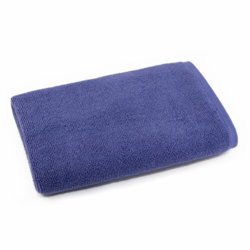 Dip Solid Bath Towel - Bleached Denim Perspective: front