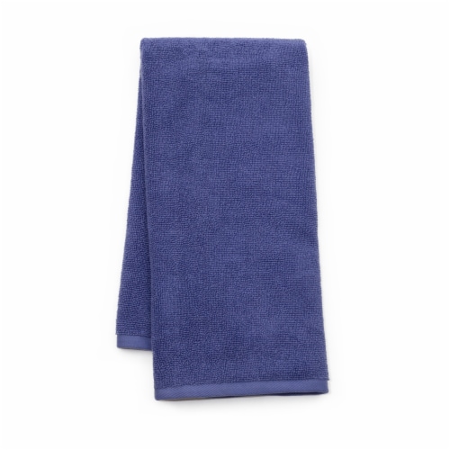 Dip Solid Hand Towel - Bleached Denim Perspective: front
