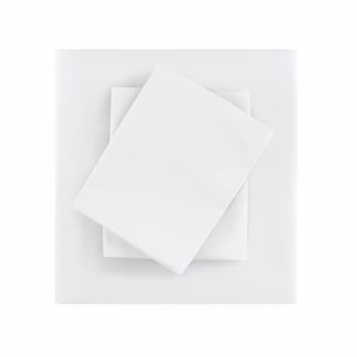 Everyday Living® Bamboo Sheet Set - 2 Piece - White Perspective: front
