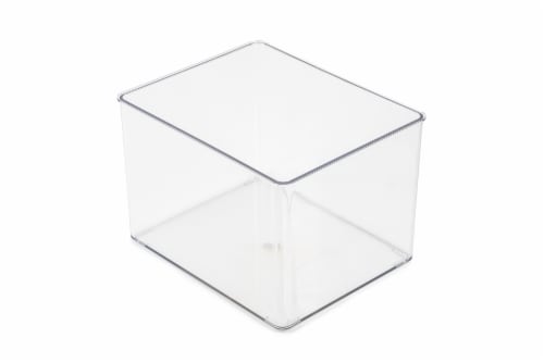 Everyday Living Storage Bin - Clear Perspective: front
