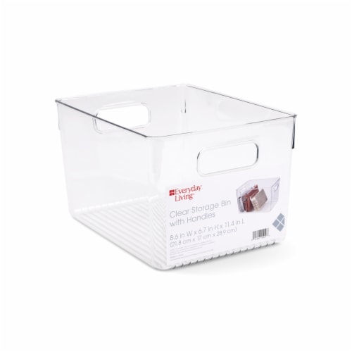 Everyday Living Storage Bin - Clear, 1 ct - Fry's Food Stores