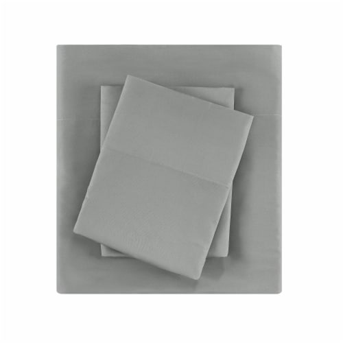 Modavari Home Fashions Full Size Sheet Set - Light Gray Perspective: front