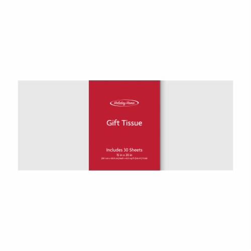 Holiday Home® Solid White Gift Tissue Perspective: front