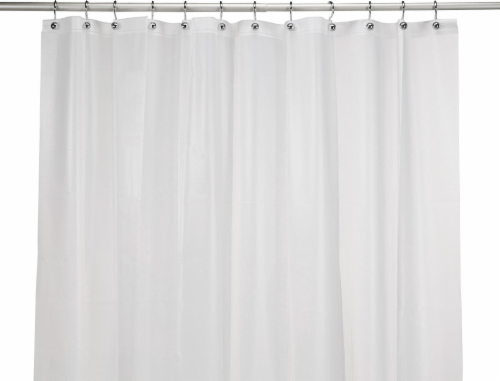 White Shower Curtain Liner with Magnets + Reviews