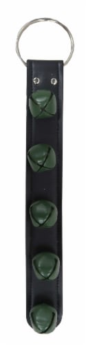 Holiday Home Door Hanger Belt - Black/Green Perspective: front