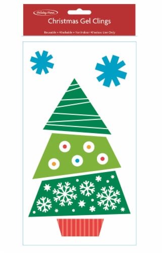 Holiday Home® Tree Gel Cling Perspective: front