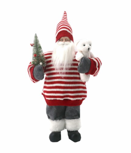 Holiday Home Striped Sweater Santa Perspective: front