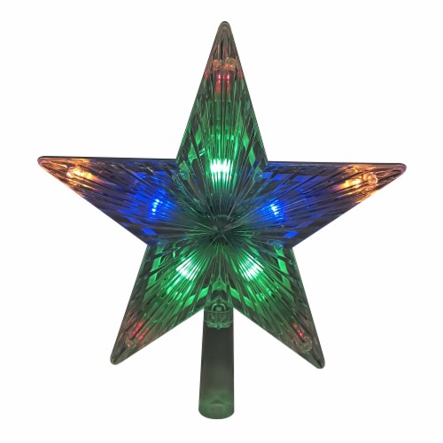 Holiday Home LED Star Tree Topper Perspective: front