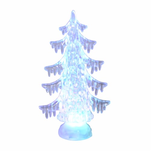 Holiday Home LED Acrylic Downswept Tree Perspective: front
