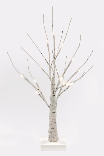 Holiday Home LED Birch Tree - White Perspective: front