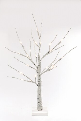 Holiday Home LED Birch Tree - White Perspective: front