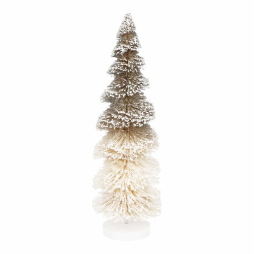 Holiday Home Swirl Bottle Brush Tree - Ombre Perspective: front