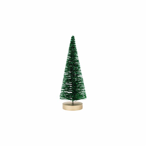 Holiday Home Swirl Bottle Brush Tree - Green Perspective: front