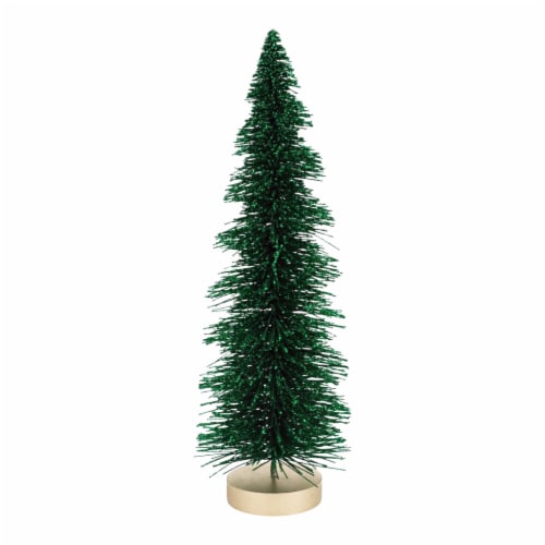 Holiday Home Swirl Bottle Brush Tree - Green Perspective: front