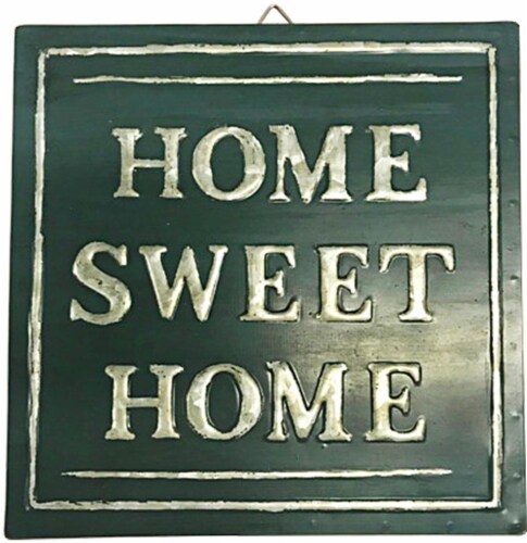 Holiday Home Thanksgiving Home Sweet Home Plaque Perspective: front