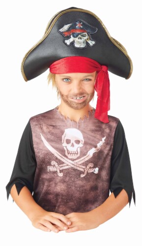 Holiday Home Kids Pirate Captain Hat Perspective: front