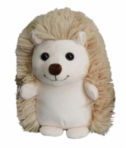 Holiday Home Brown Hedgehog Plush Toy Perspective: front