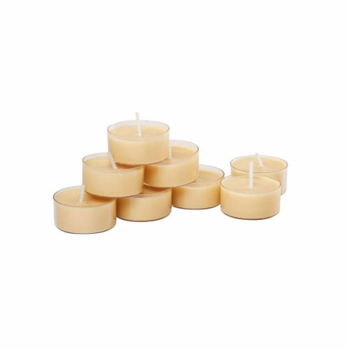 HD Designs Citrus Amber Tealight Candles - Orange Perspective: front