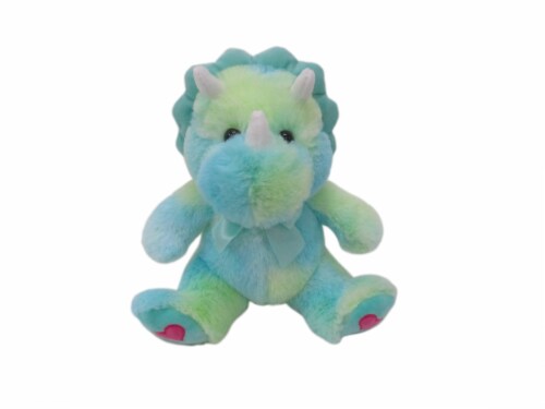 Holiday Home Tie Dye Blue/Green Dino Perspective: front
