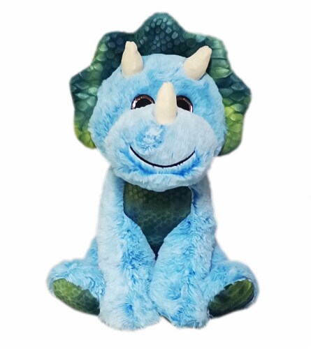 Holiday Home Blue Dino Plush Toy Perspective: front