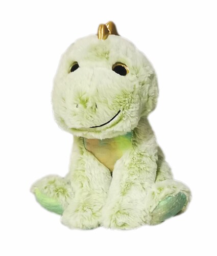 Holiday Home Green Plush Dino Perspective: front