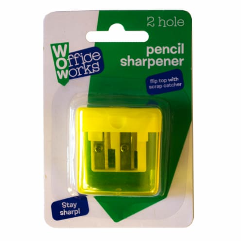 Office Works Flip Top Pencil Sharpener - Assorted Perspective: front
