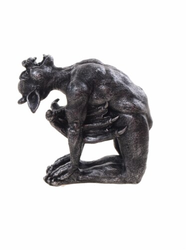 Holiday Home Halloween Gargoyles Perspective: front