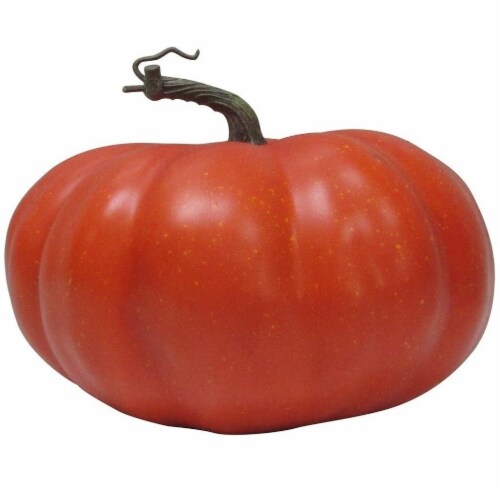 Holiday Home® Halloween Foam Squat Pumpkin - Red Orange Perspective: front