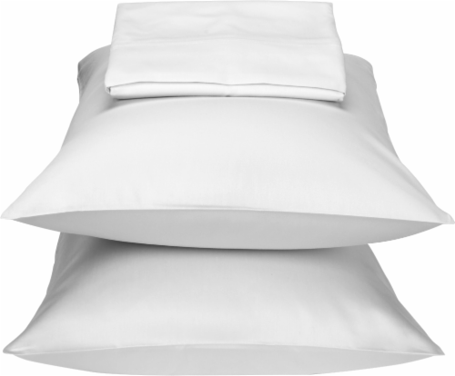 HD Designs 300 Thread Count Sheet Set - Bright White Perspective: front